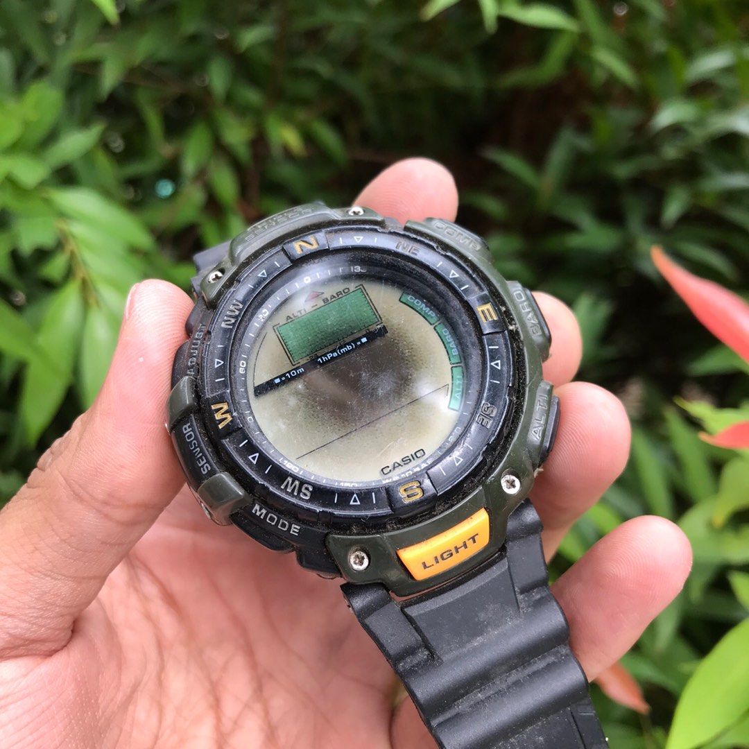 Jam tangan Casio protrek prg 40 original vintage jadul Fesyen Pria Jam Tangan di Carousell