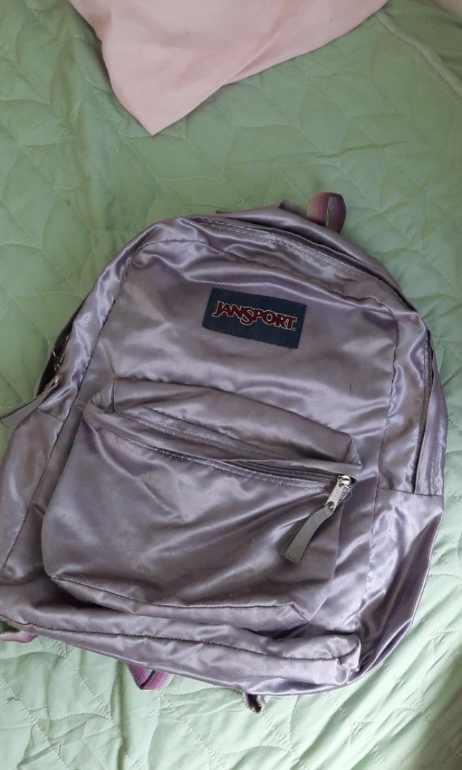 Jansport Metallic Lavender Backpack Women s Fashion Bags Wallets Backpacks on Carousell