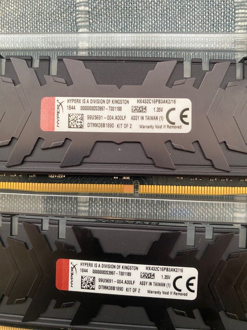 Kingston Hyperx Predator DDR4 3200mhz 2x8gb Computers Tech