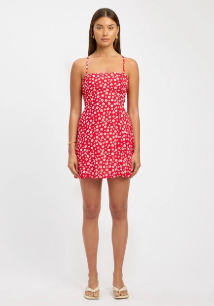Kookai Scarlet Cross Back Mini Dress, Women's Fashion, Dresses & Sets,  Dresses on Carousell