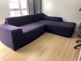 L shaped sofa (loveseat, ottoman)