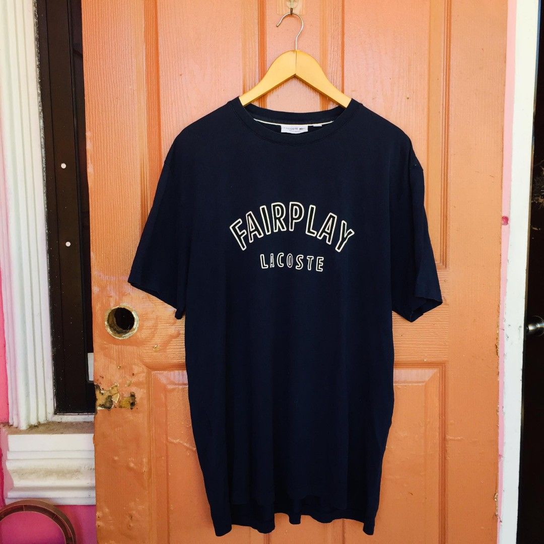 Lacoste fair play t shirt shop