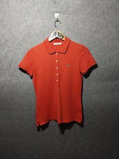 Lacoste Womens Polo Shirt Original 🧡🐊