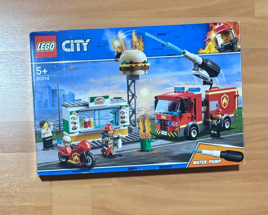 Lego city burger bar fire rescue Hobbies Toys Toys Games on