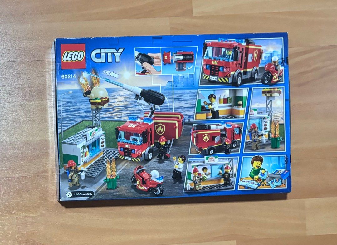 Lego city burger bar fire rescue Hobbies Toys Toys Games on Carousell