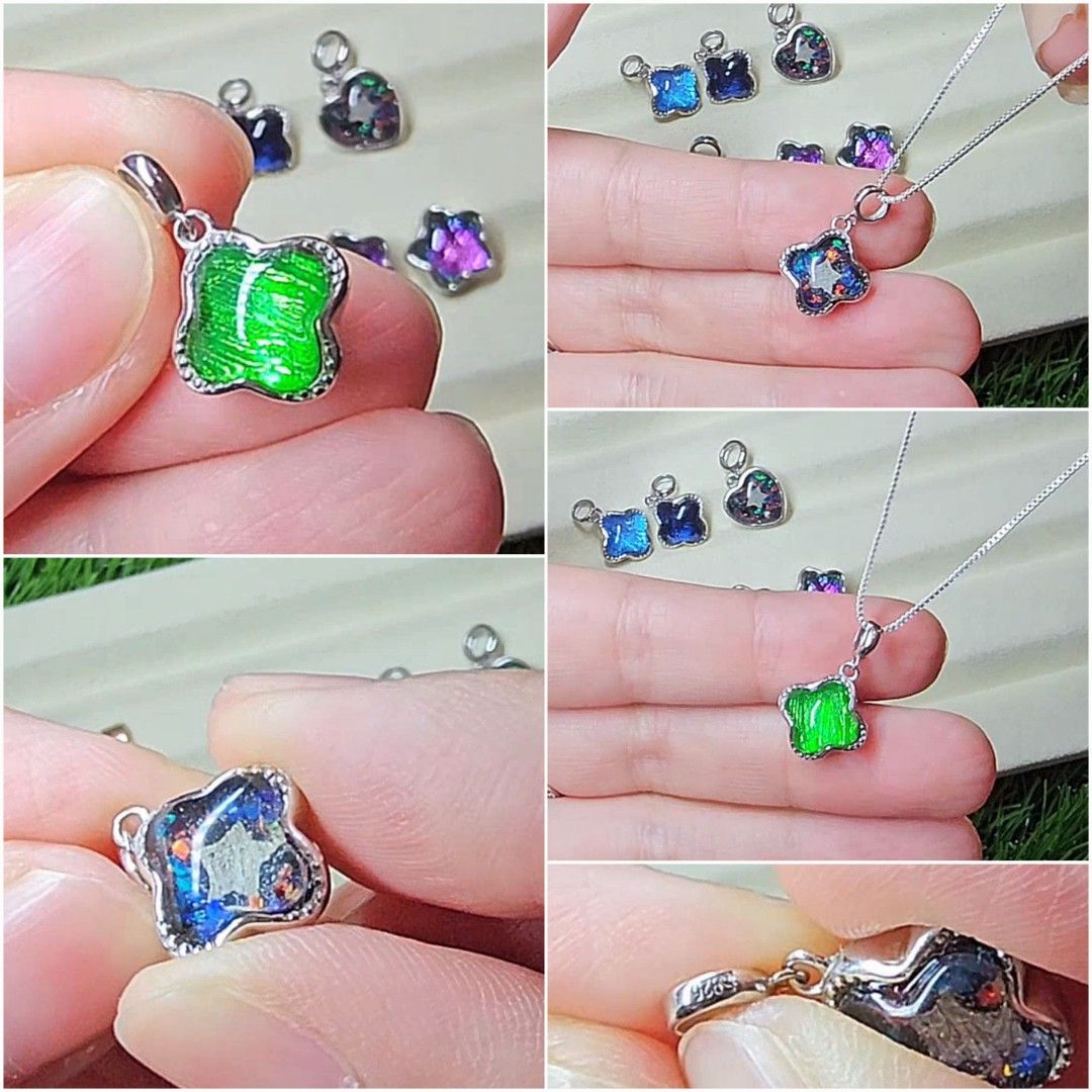 Double sided cheap photo charm