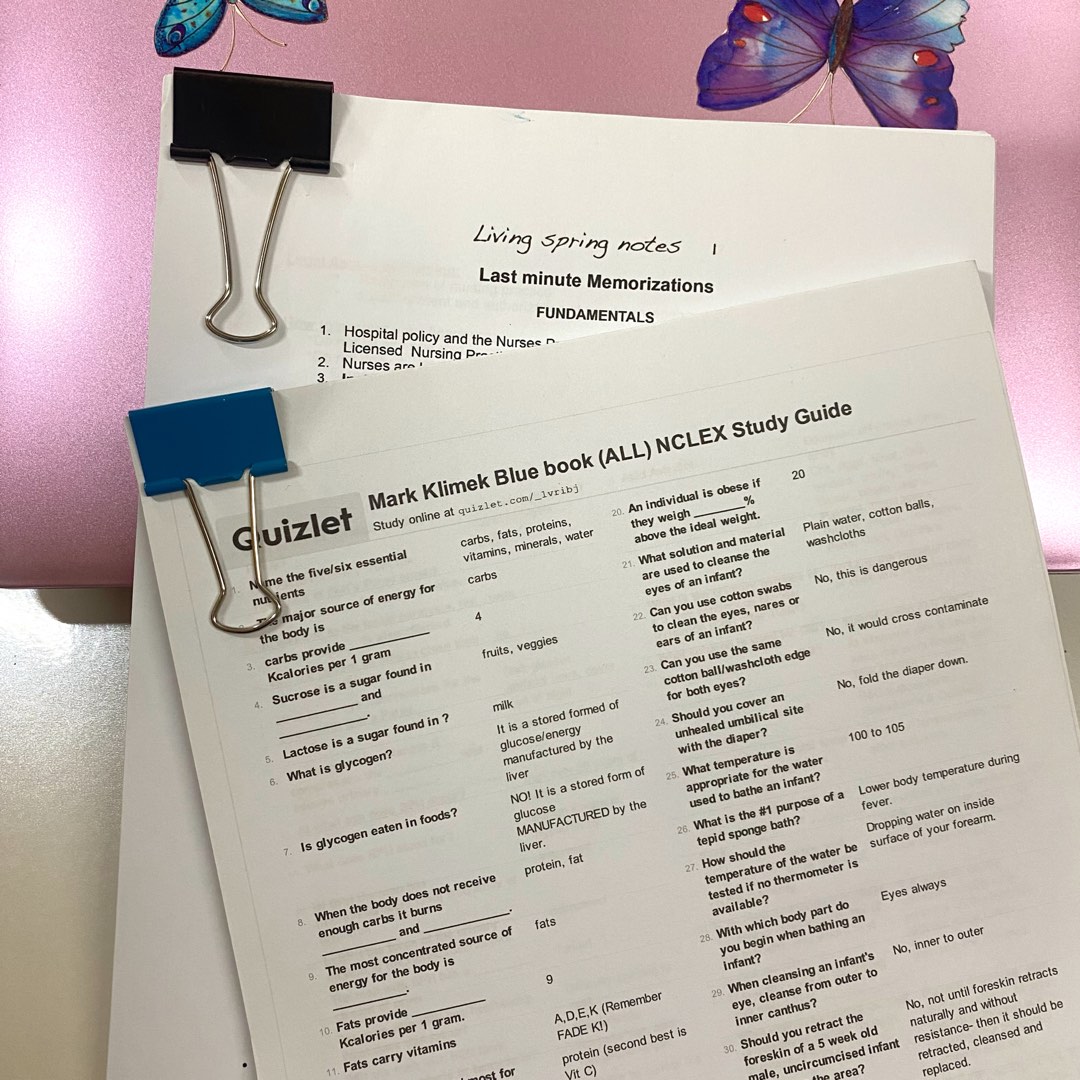 NCLEX Reviewer Mark Klimek Blue Book NCLEX Study Guide And Living 