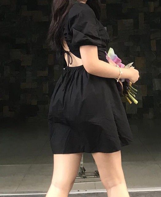 lulus backless black dress Charmed Backless Midi Dress main image 0