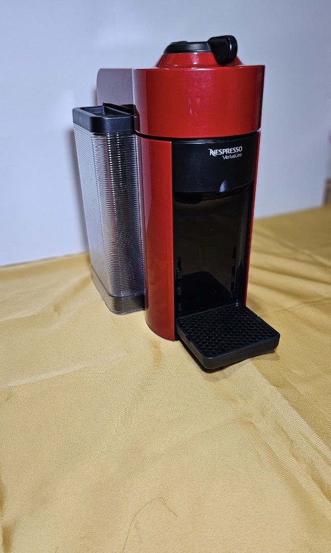 Nespresso Vertuo Line Evoluo (110 V) (Category: Coffee Machines & Makers) located in Quezon City. Submitted by kardinalfire (Listing ID 1288666889, Image 1). Description: Nespresso Vertuo Line Evoluo - Original price at $219 - Used twice - Descaled before storing - 110 V - No Box - w/ free coffee pod drawer and cleaning brush (C coffee pods not included) Link for reference: https://www.nespresso.com/us/en/order/machines/vertuo/vertuo-evoluo-shiny
