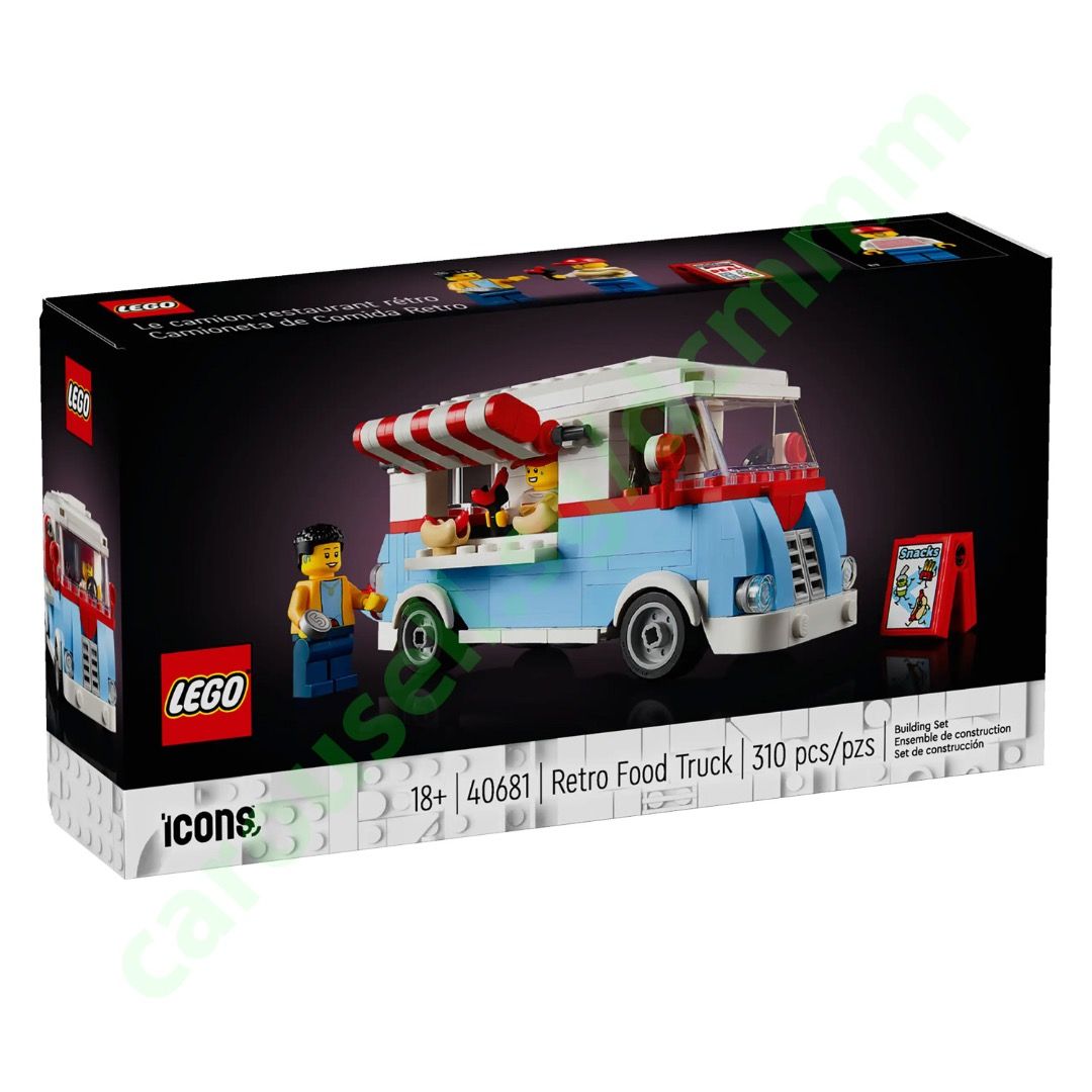 New Sealed LEGO Icons 40681: Retro Food Truck Hot Dog Stand