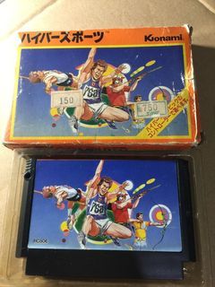 Hyper Sports NES Famicom Game cartridge 