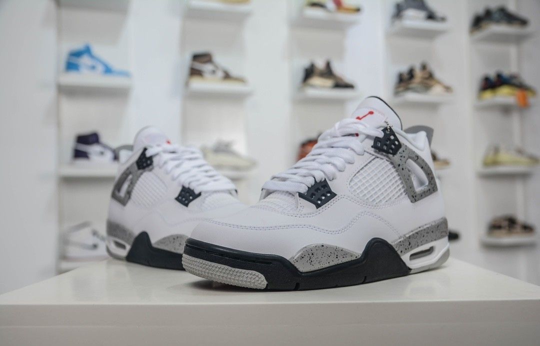 Jordan 4 white deals cement 2016 on feet