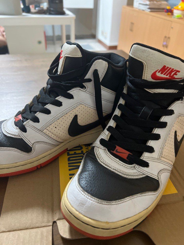 Nike rare AIR PRESTIGE 3 HIGH SI White Lava Red 407036 116 Men s Fashion Footwear Sneakers on Carousell