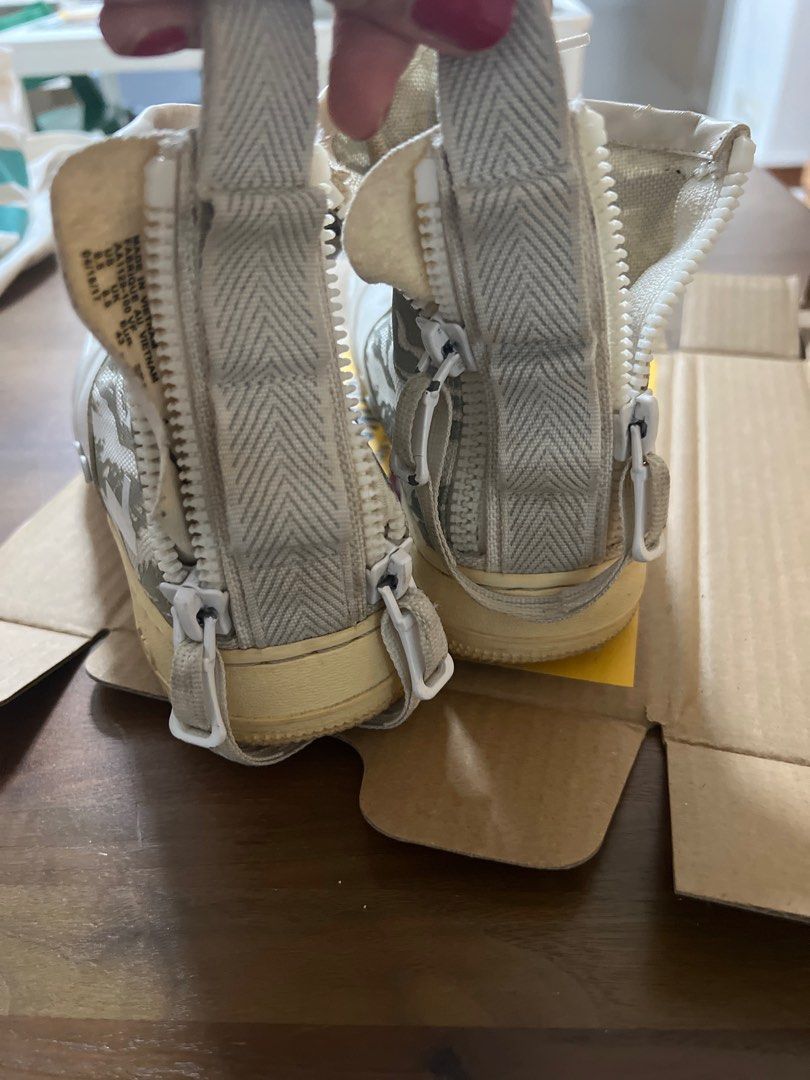 Nike SF Air Force 1 Mid Winter Camo AA1129 100