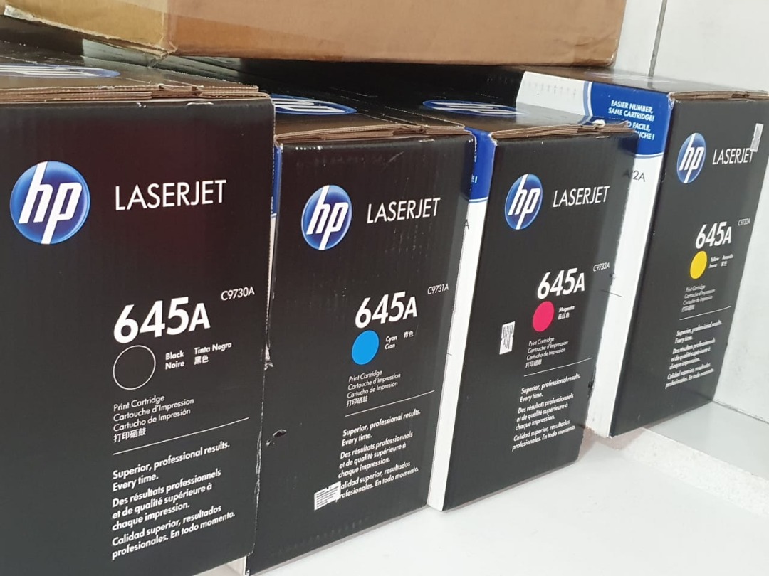 ORIGINAL CMYK TONERS FOR HP LASERJET 5500/5550, Computers & Tech