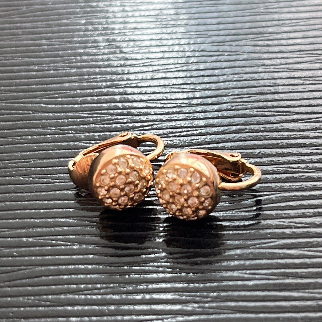 Vintage dior clip on earrings on sale
