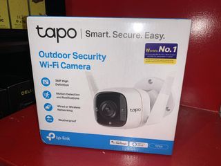 Outdoor Security WiFi Camera
IP66 3MP Ultra-High Definition
TP-Link Tapo TC65  	

1,835.00