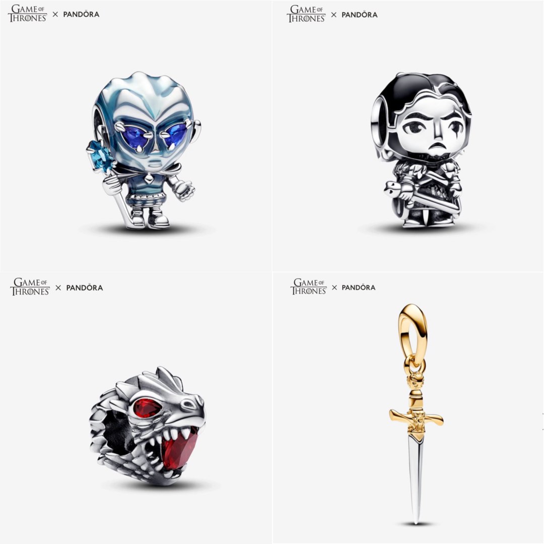 Pandora Game of Thrones Needle White Walker Jon Snow Dragon