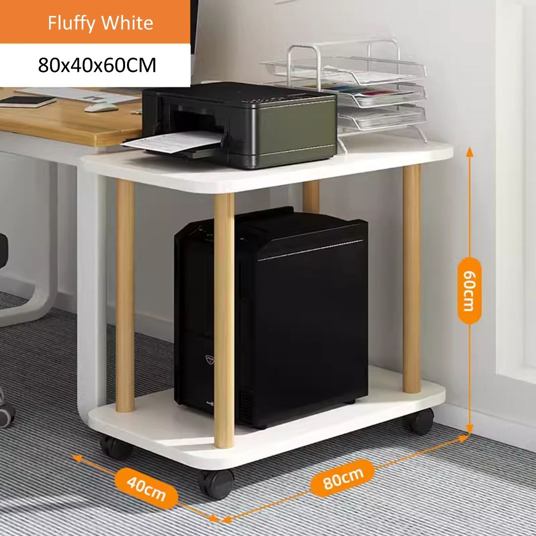Side table top for computer tower