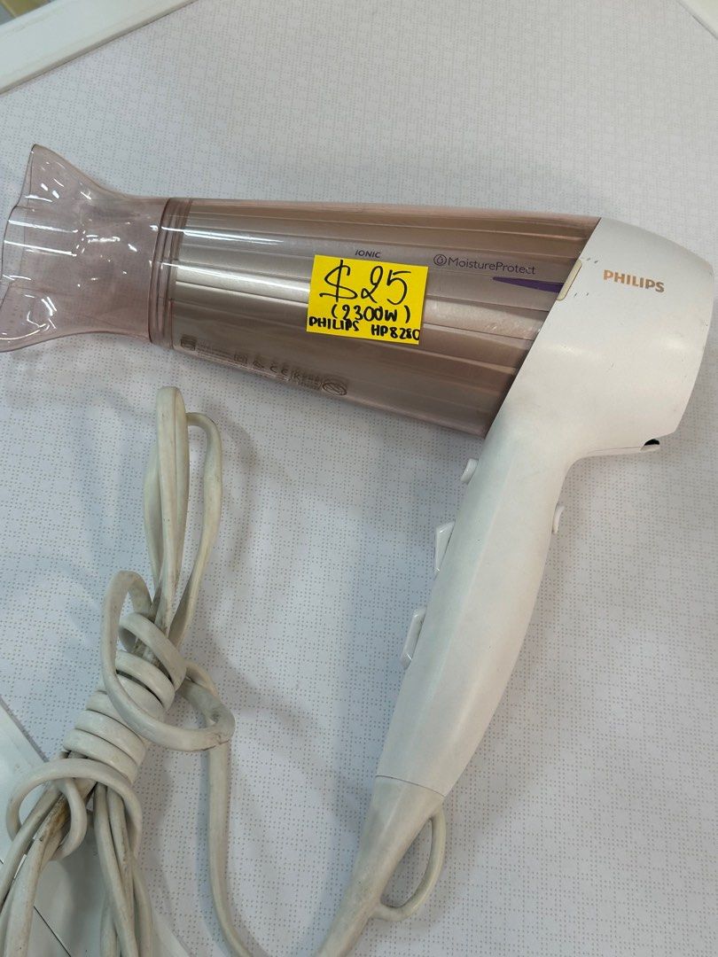 Philips Moisture Protect HP8280 hair dryers 220 240V 2300W Condition 7 10 25 Kim 88118368