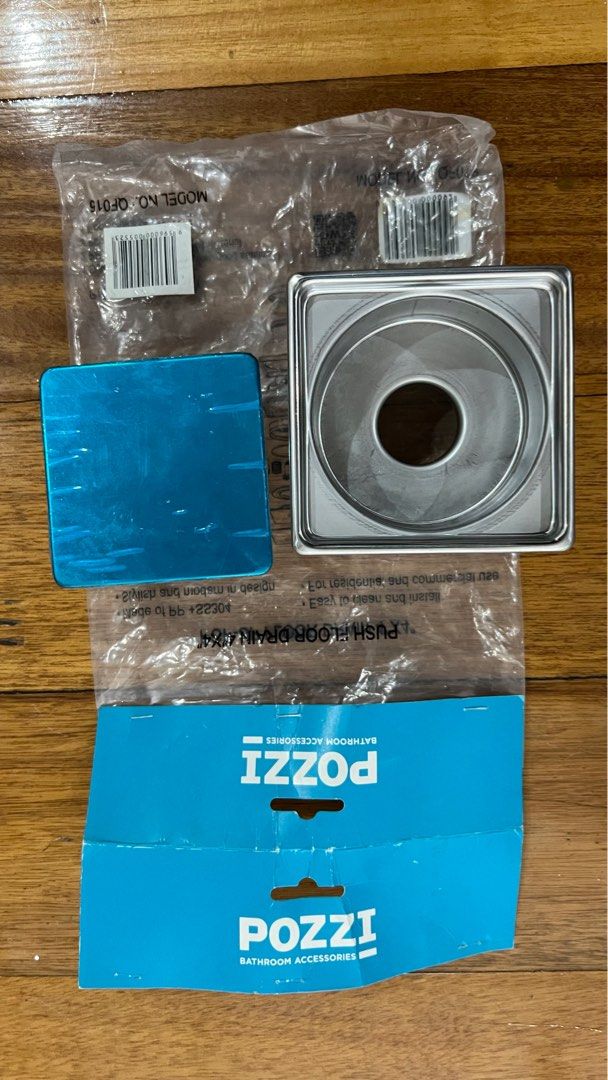 Pozzi 4”x4” Push Floor Drain (Category: Construction & Building Materials) located in Paranaque City. Submitted by architect.acdal (Listing ID 1288591780, Image 2). Description: Stainless Push/Pop-up Floor Drain Model: QF-015 By Pozzi Sanitary wares - 4”x4” Size - Make sure you have at least 2” opening - With plastic cover - RFS: bought more than what I need for construction * 14 pcs. on-hand. ₱5,000 if buyer will buy all products. * Buyer will s