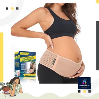 3 in 1 Postpartum Belly Support Recovery Wrap - Belly Band for Postnatal,  Pregnancy, Maternity - Girdles for Women Body Shaper - Tummy Bandit Waist  Shapewear Belt (Matte White, One Size) : : Fashion