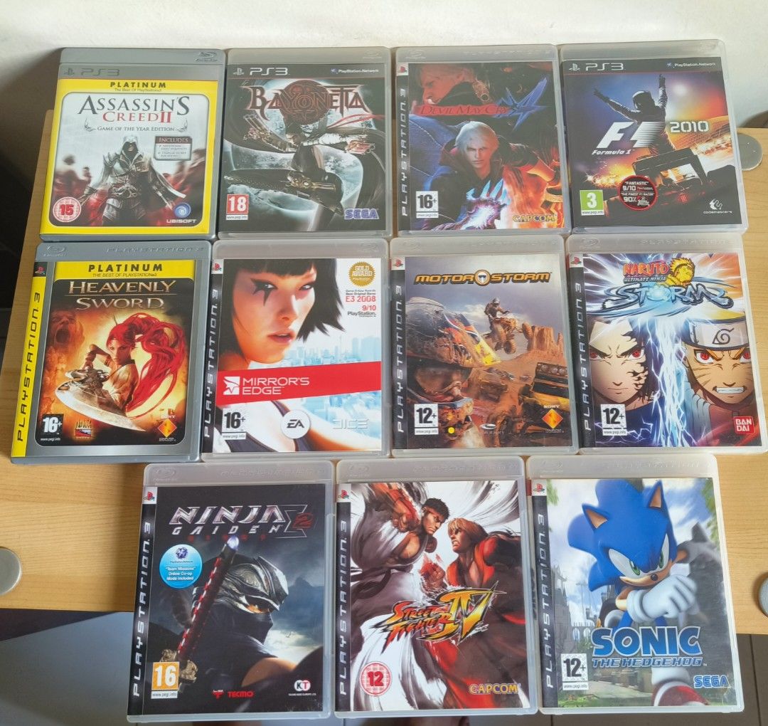PS3 Games Collection Video Gaming Video Games PlayStation on