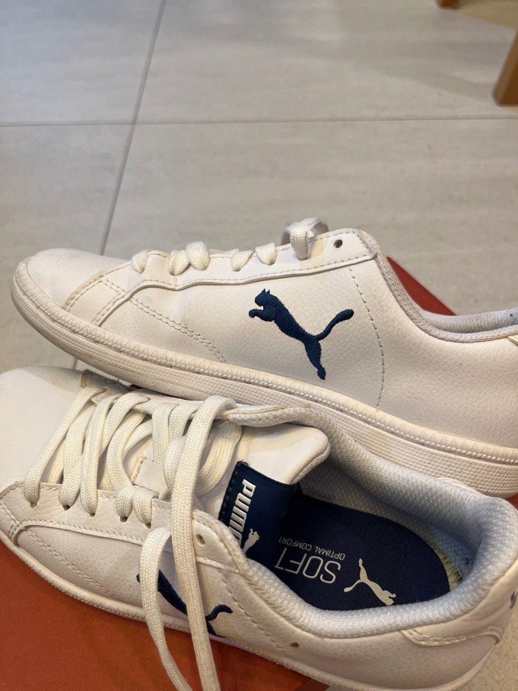 Puma white sneakers women outlet