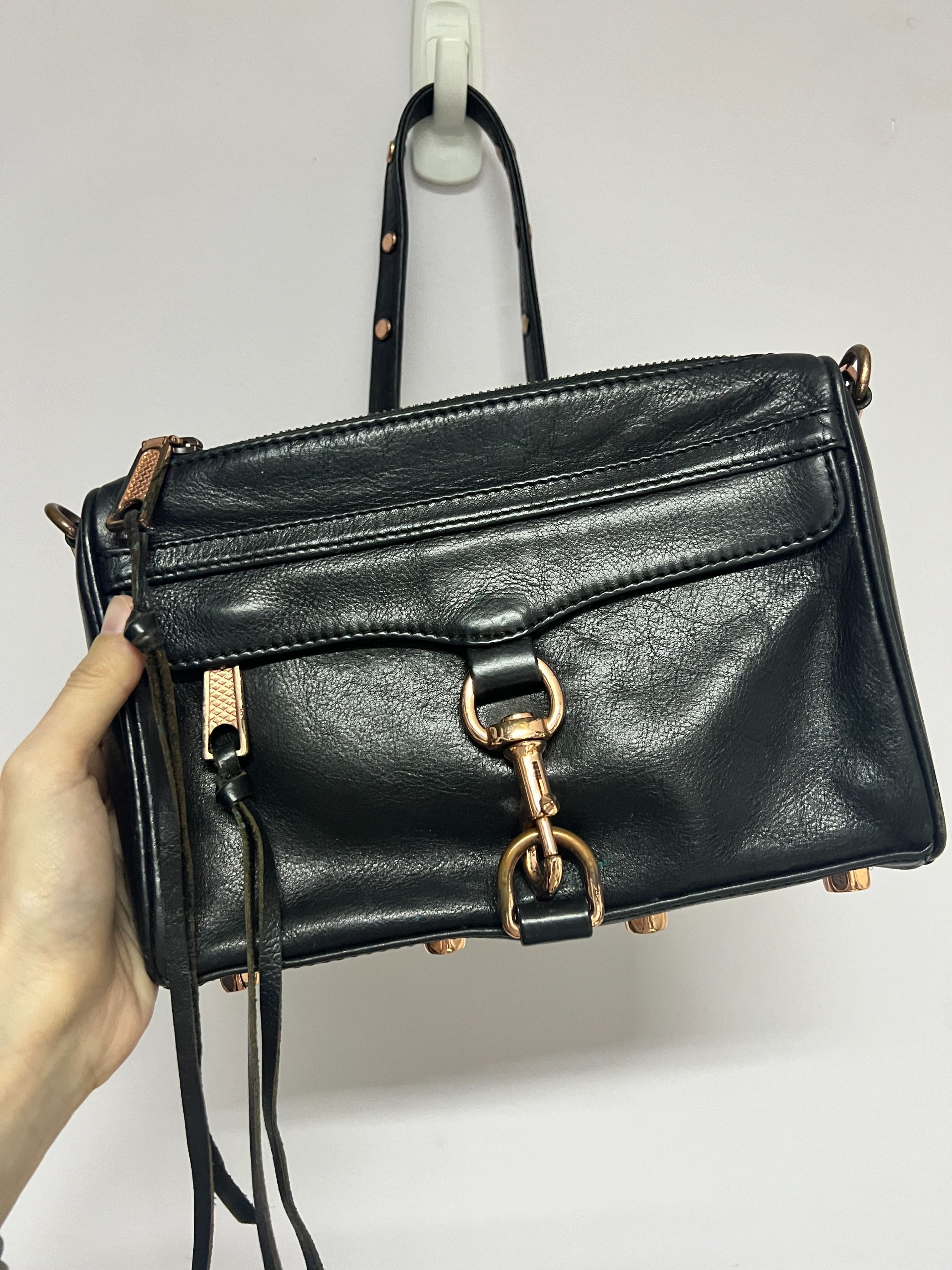 Rebecca Minkoff Mini Mac Rose gold cross body
