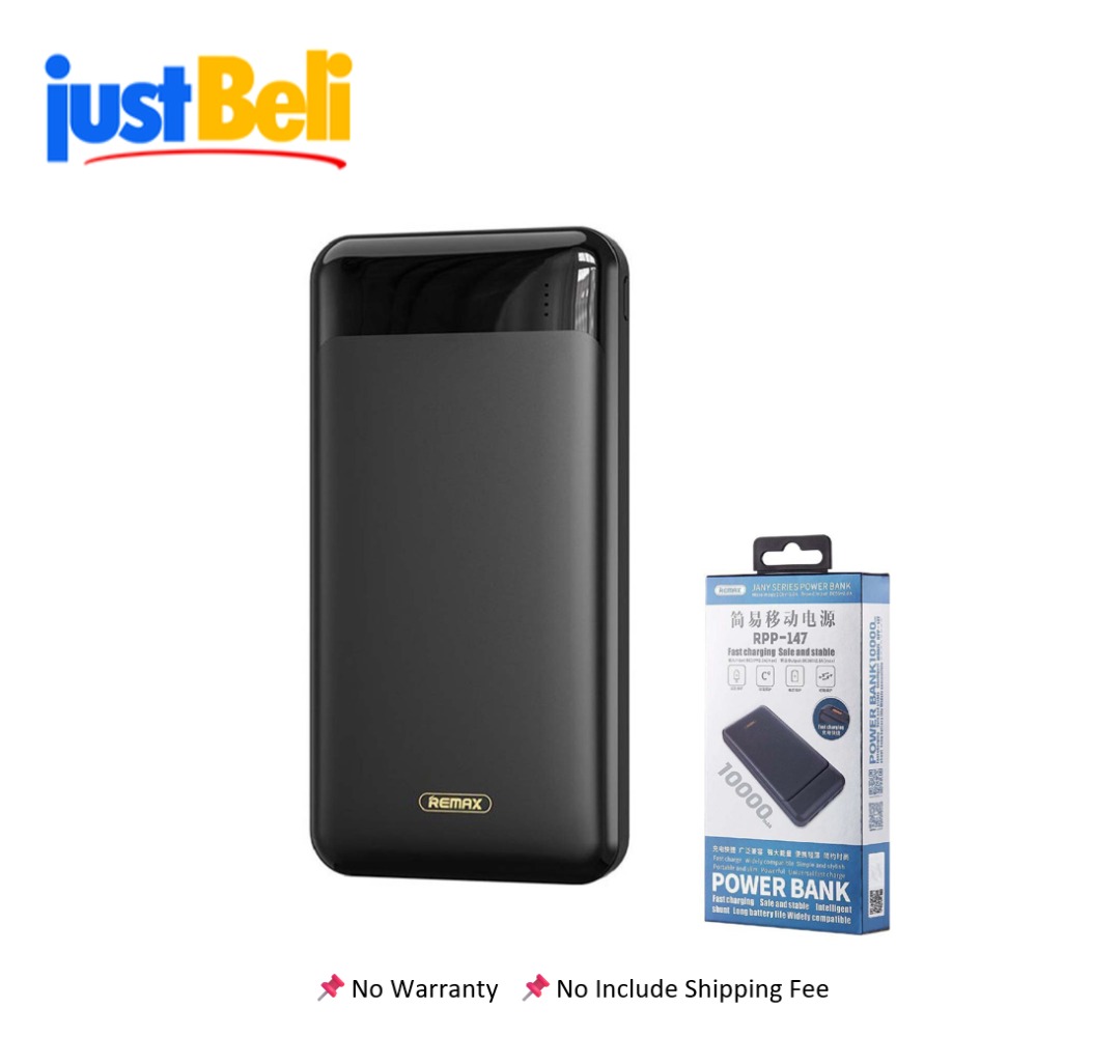 Remax RPP 147 10000mAh Powerbank Black