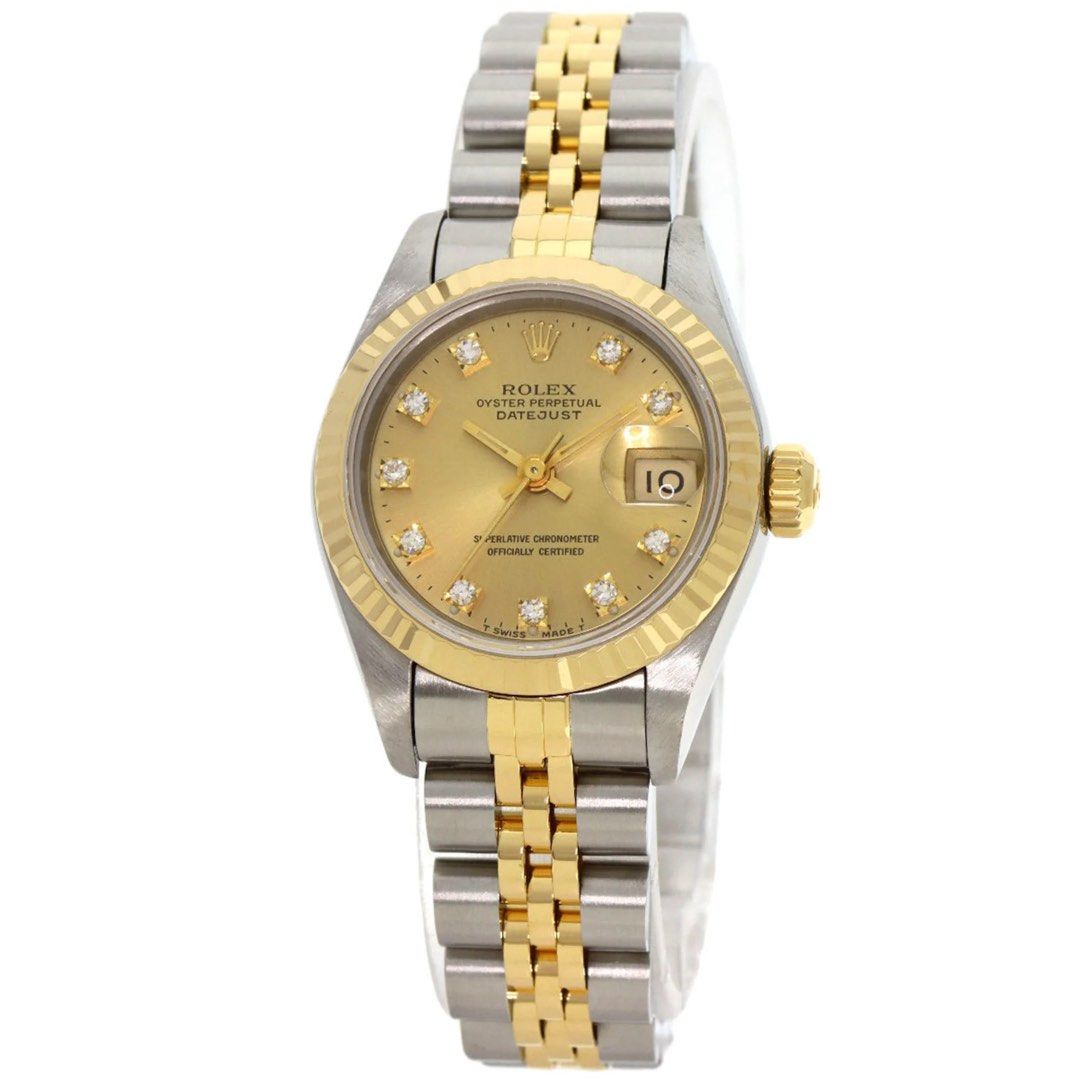 Rolex Dayjust Diamond Watch (Category: Luxury Watches) located in Pasig City. Submitted by redmann (Listing ID 1288599037, Image 2). Description: Dayjust Diamond Watch Size 26 Complete with certificate and box.