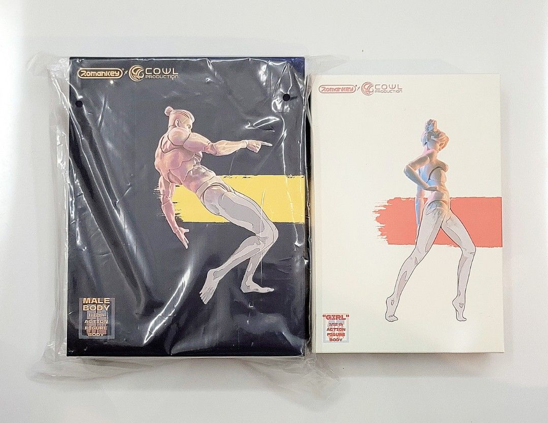 Romankey x Cowl - 全新男+ 女素體1 set, 黄色膚色(male + girl