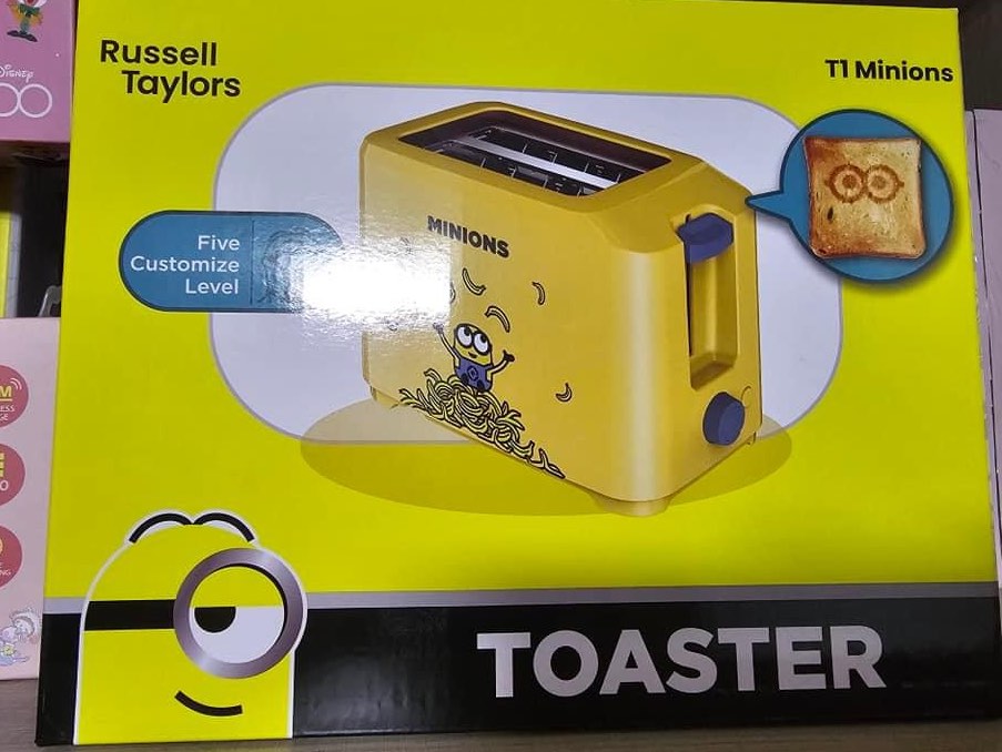 Russell Taylors minions toaster TV Home Appliances Kitchen Appliances Ovens Toasters on Carousell