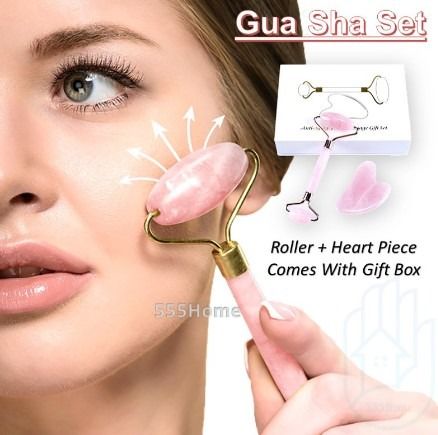 Gua Sha Facial Massage Tool Ion Face Lifting Massager