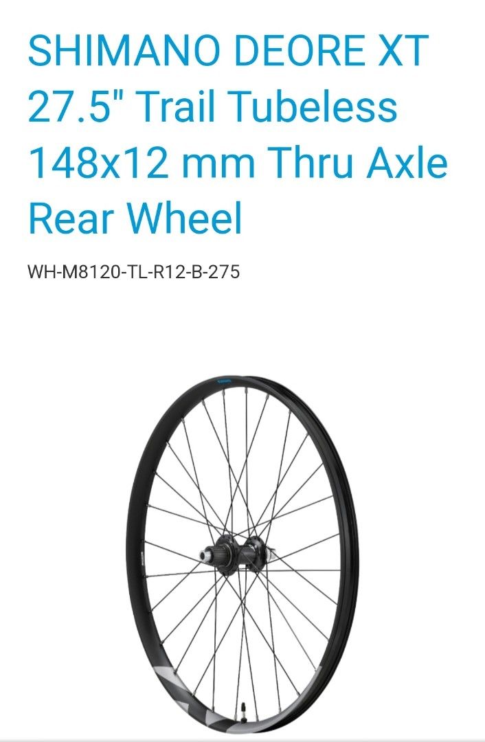 Shimano xt wheelset new arrivals 27.5