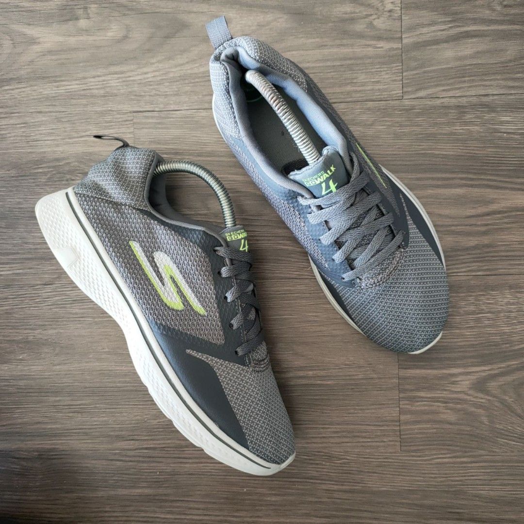 Skechers go walk best sale 4 mens silver