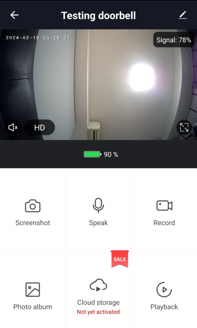 Smart doorbell works with google home Furniture Home Living