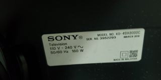 Sony Bravia 50 inches