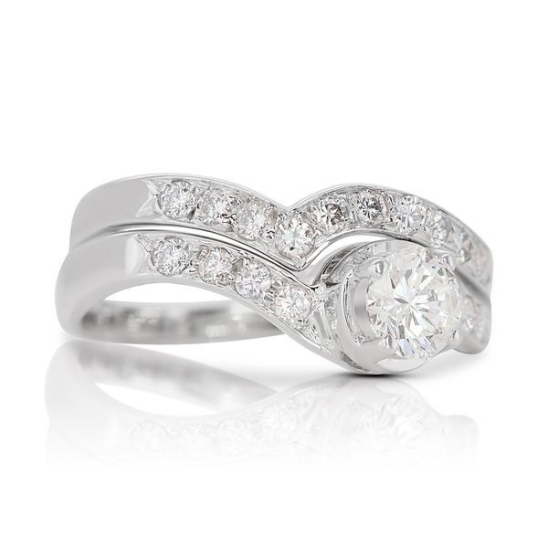 White gold ring clearance set
