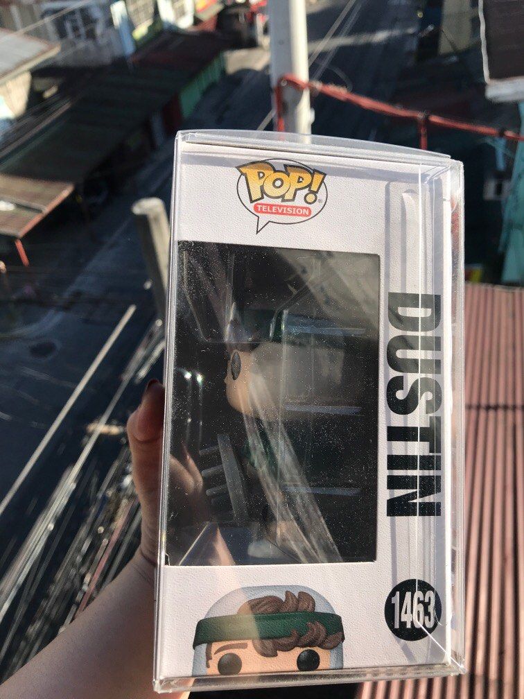 Stranger Things Dustin Funko Pop (Category: Designer & Blind Box Toys) located in Manila. Submitted by im_tiffany (Listing ID 1288701647, Image 2). Description: Dustin from stranger things funko pop condition 9/10 with protector .