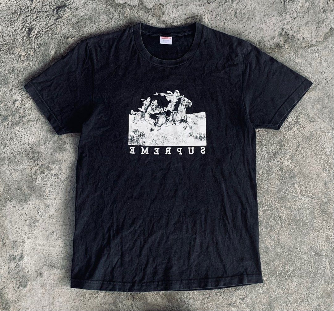 Supreme riders tee black outlet