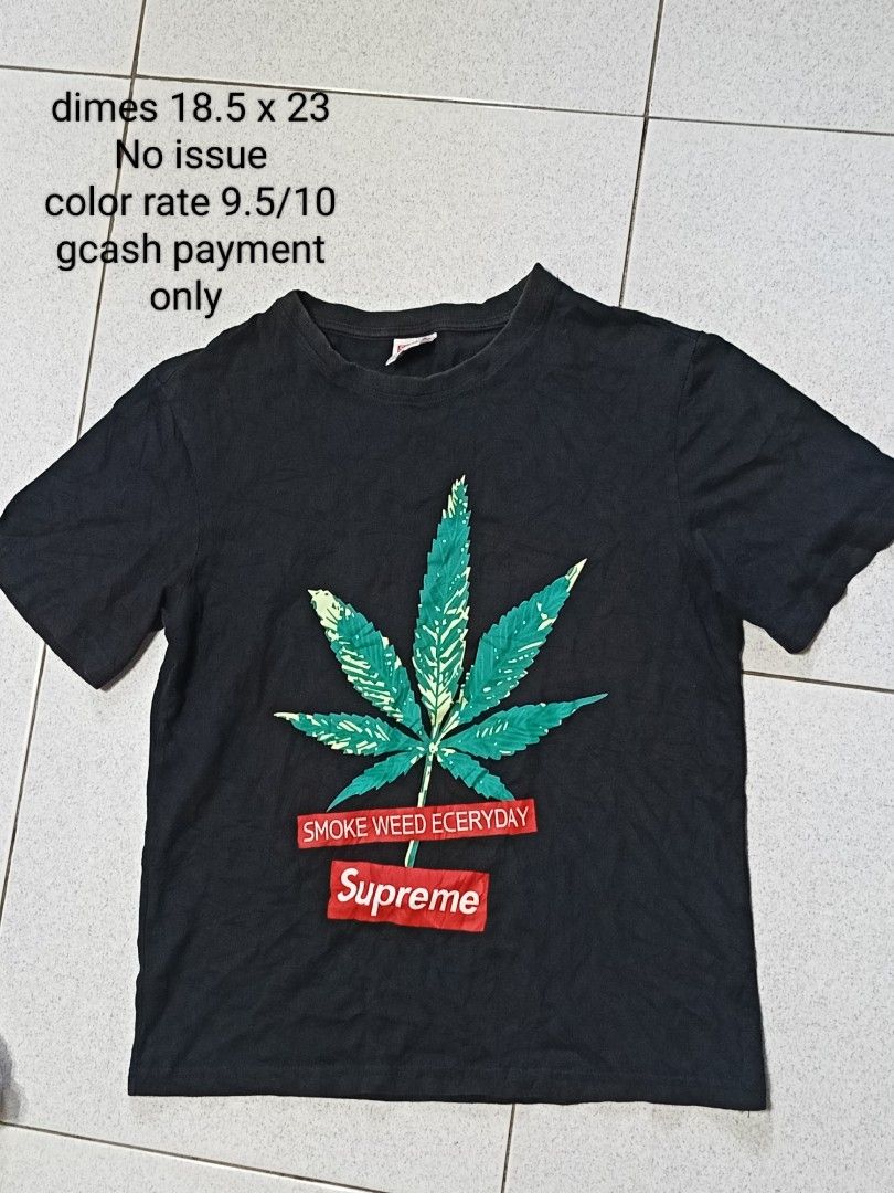 Supreme 2025 weed shirt