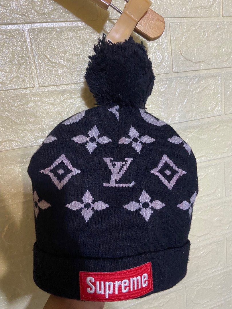 Supreme louis hot sale vuitton beanie