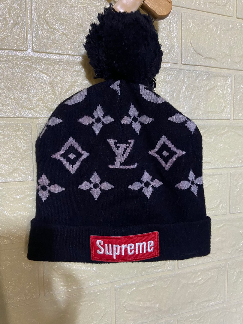 Louis vuitton x supreme beanie outlet