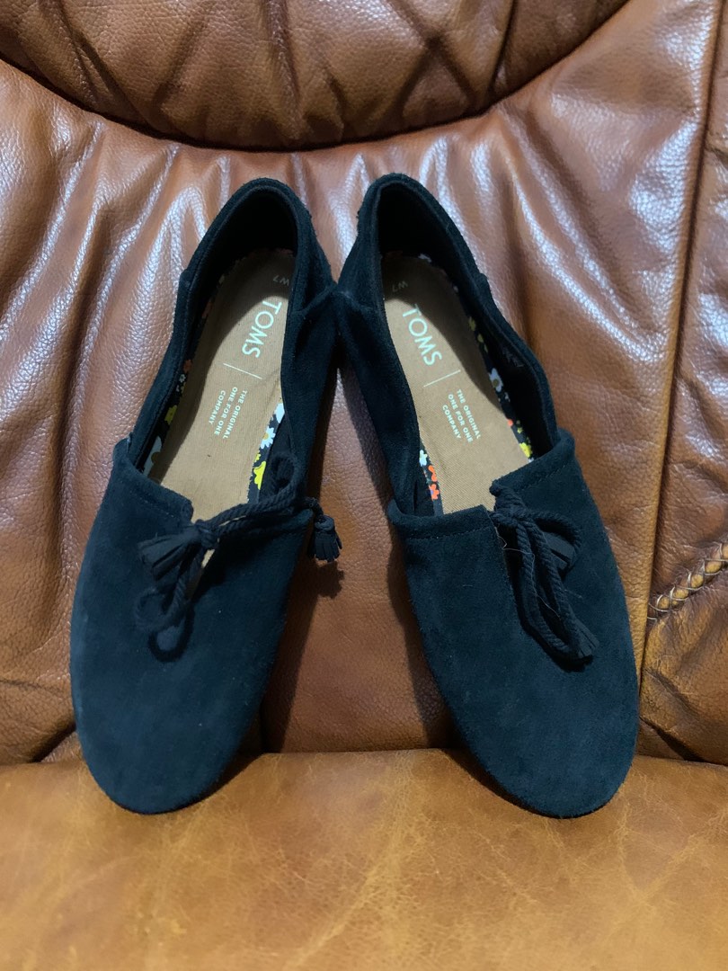 Toms women s sales kelli suede flat