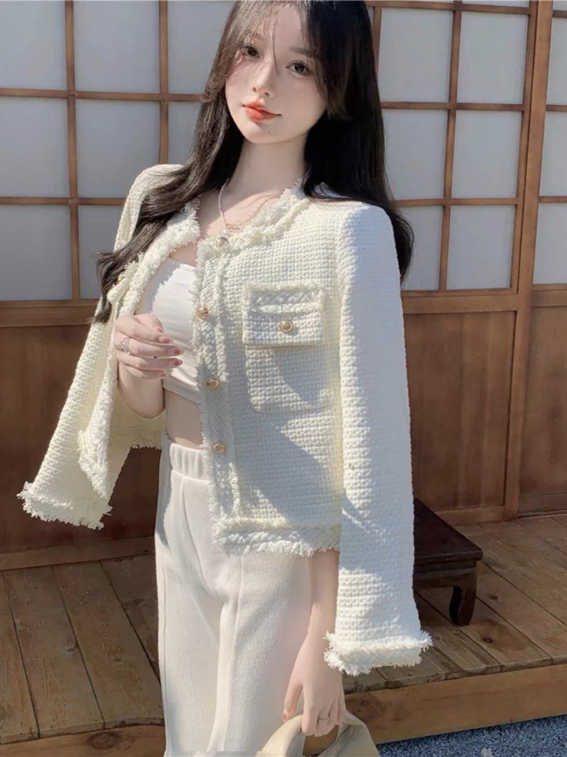 White colour jacket for girl new arrivals