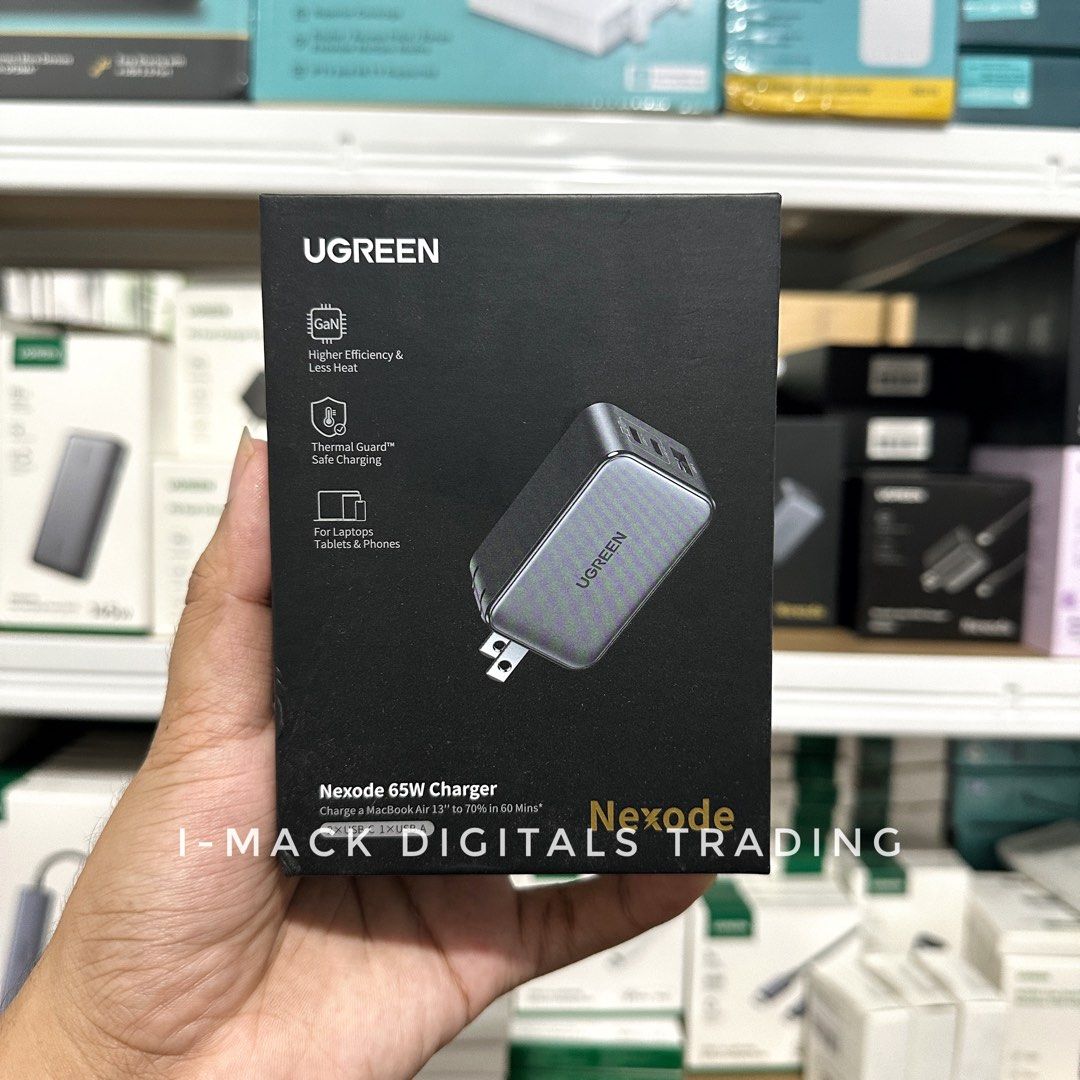 UGREEN 65W NEXODE MULTI PORT ADAPTER (Category: Chargers & Cables) located in Manila. Submitted by imackdigitalstrading (Listing ID 1288529986, Image 1). Description: .