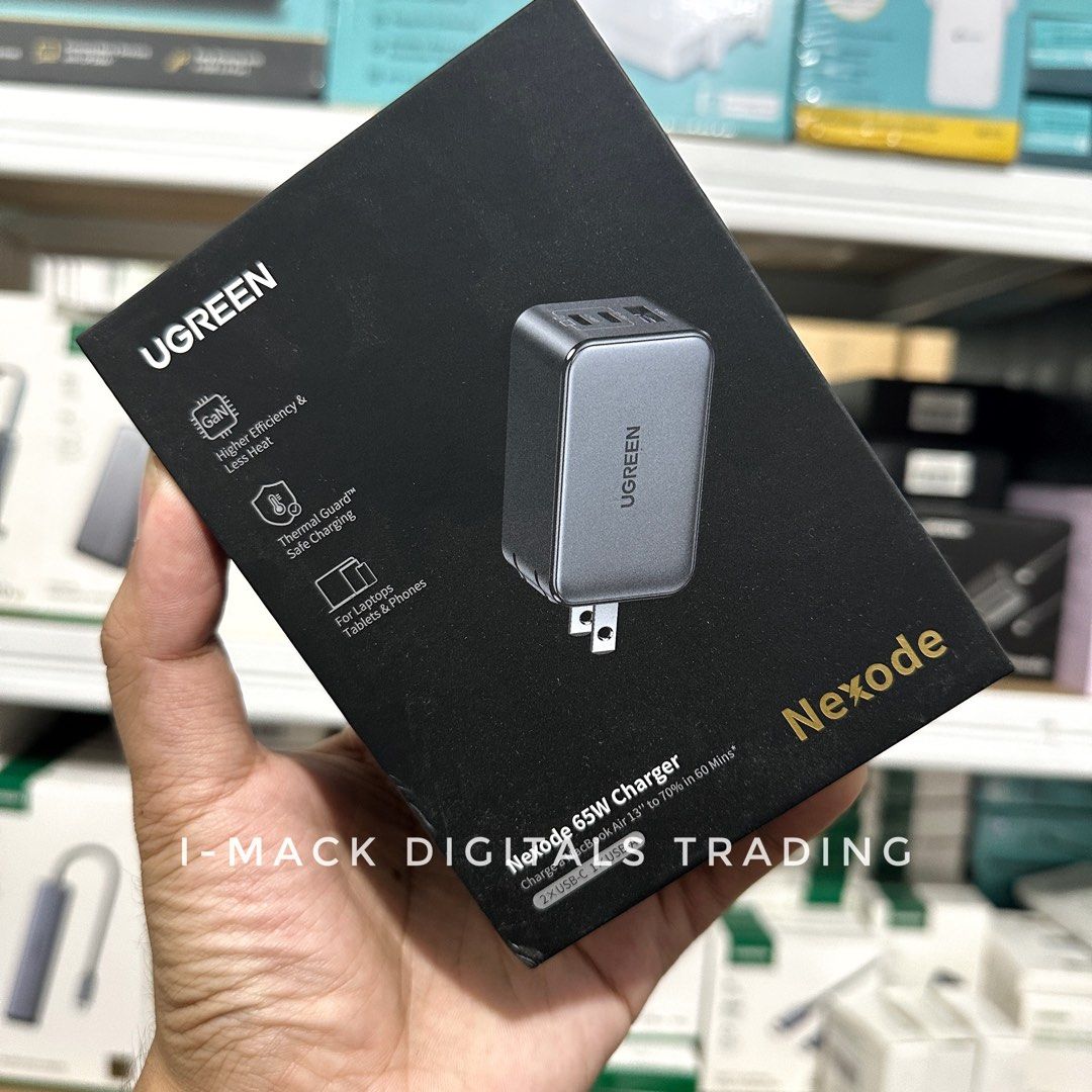 UGREEN 65W NEXODE MULTI PORT ADAPTER (Category: Chargers & Cables) located in Manila. Submitted by imackdigitalstrading (Listing ID 1288529986, Image 2). Description: .