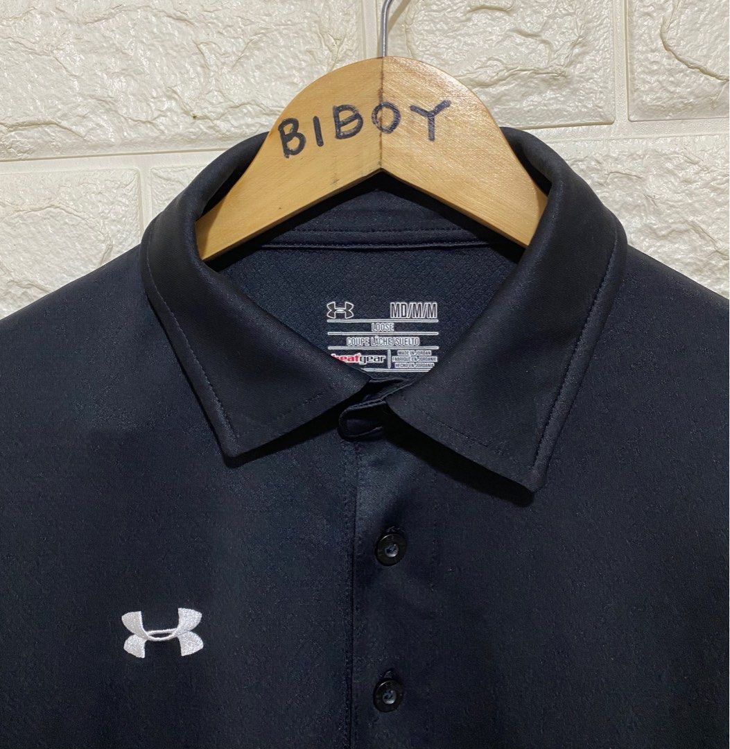 Under armour polo sales shirts with custom logo