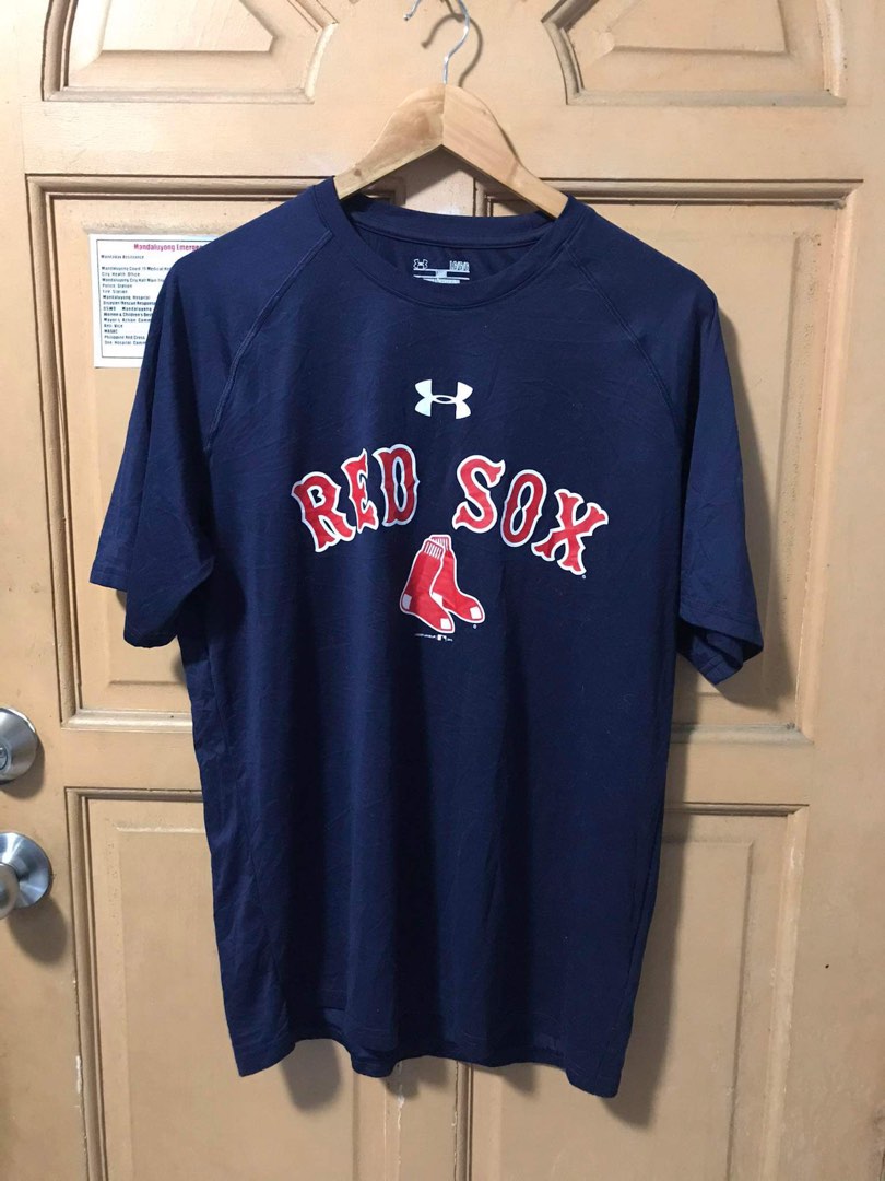 Under armour red sox sweatshirt top